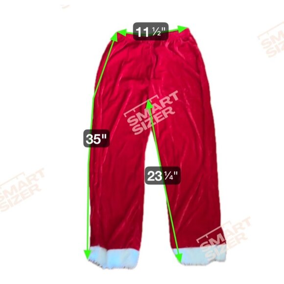 Scary Art Clown Santa Haloween Costume Cosplay Outfit Mask Accessories Size Med - Picture 13 of 14